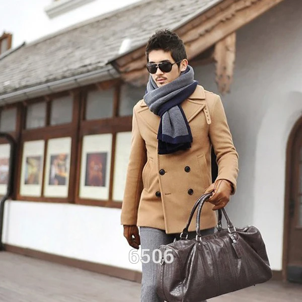 2015 moda Faddy hombres suave gris azul de la bufanda del remiendo elegante largo para hombre bufandas gruesas de la estola Showl pañuelo recién llegado