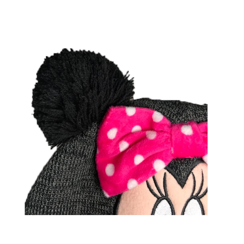 Детские Мультяшные шапки Disney Minnie милые красивые для девочек детская шапка с