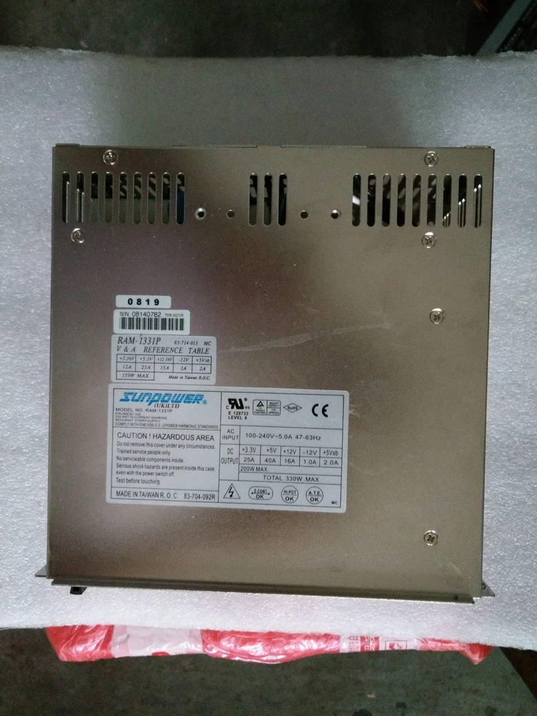 Fonte de Alimentação do Servidor Sunpower w Psu Sun Msl5026 Msl 5030 6030 5026 60 Ram-1331p 968769-102 Ras-2662p 330