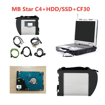 

Wifi Function Best Star C4 Diagnostic Scanner Plus CF30 Toughbook Newest V2020.06 SD Connect C4 Software HDD DHL Free Shipping