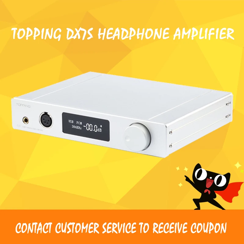 TOPPING DX7s Decoder ES9038Q2M HIFI Headphone Amplifier Balanced DAC Audio Amplifiers XMOS XU208 AMP 32bit USB Decodificado TOPPING DX7s Decoder ES9038Q2M HIFI Headphone Amplifier Balanced DAC Audio Amplifiers XMOS XU208 AMP 32bit USB Decodificado