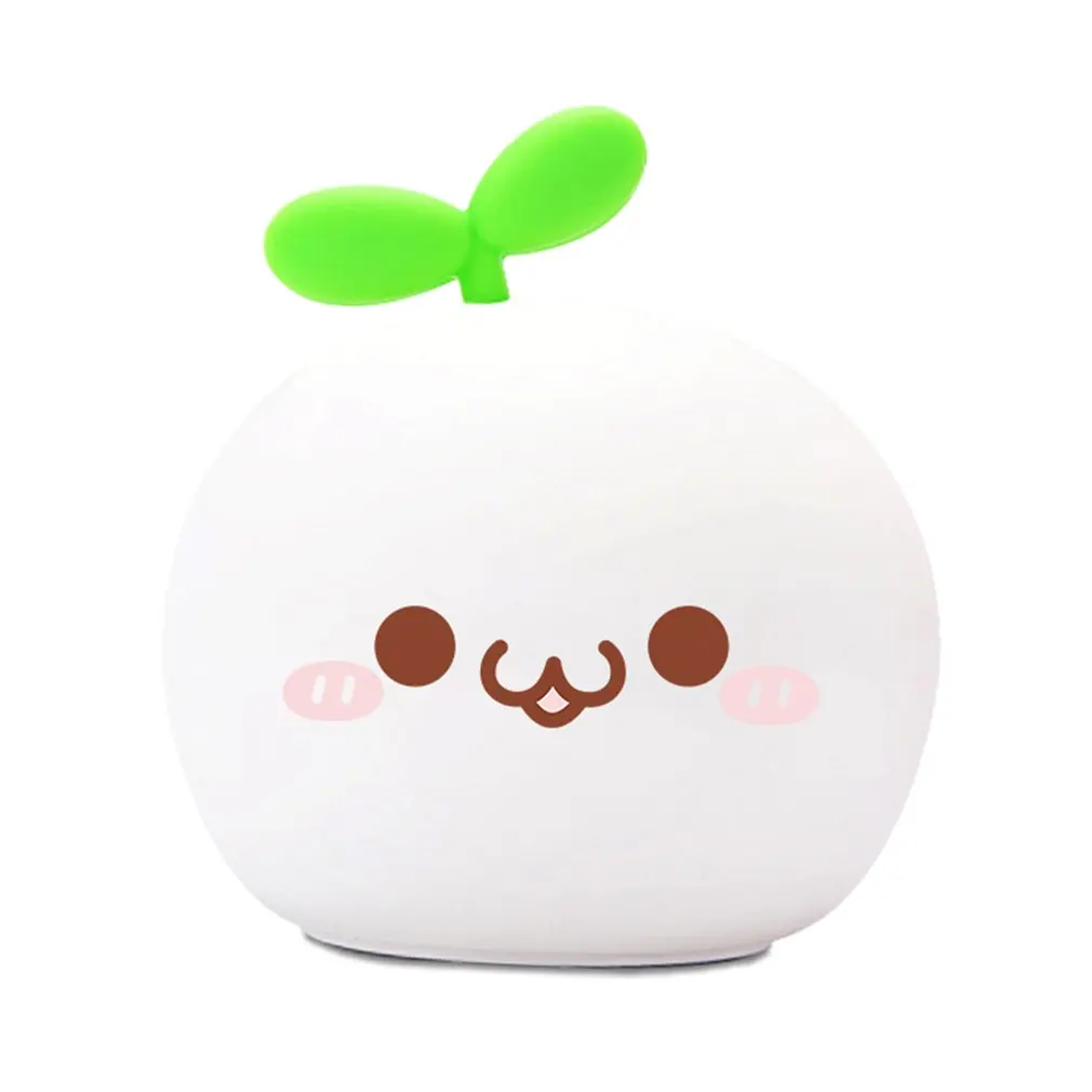 

Silicone Induction Night Light Lamp Bedroom Bedside Baby Lamp Colorful Discolored Silicone Night Lamp