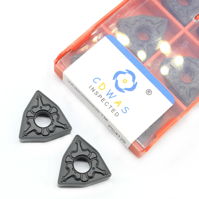 

High quality WNMG080408 TM PC4125 carbide insert CNC Lathe cutter tool for steel WNMG080408 External Turning tool