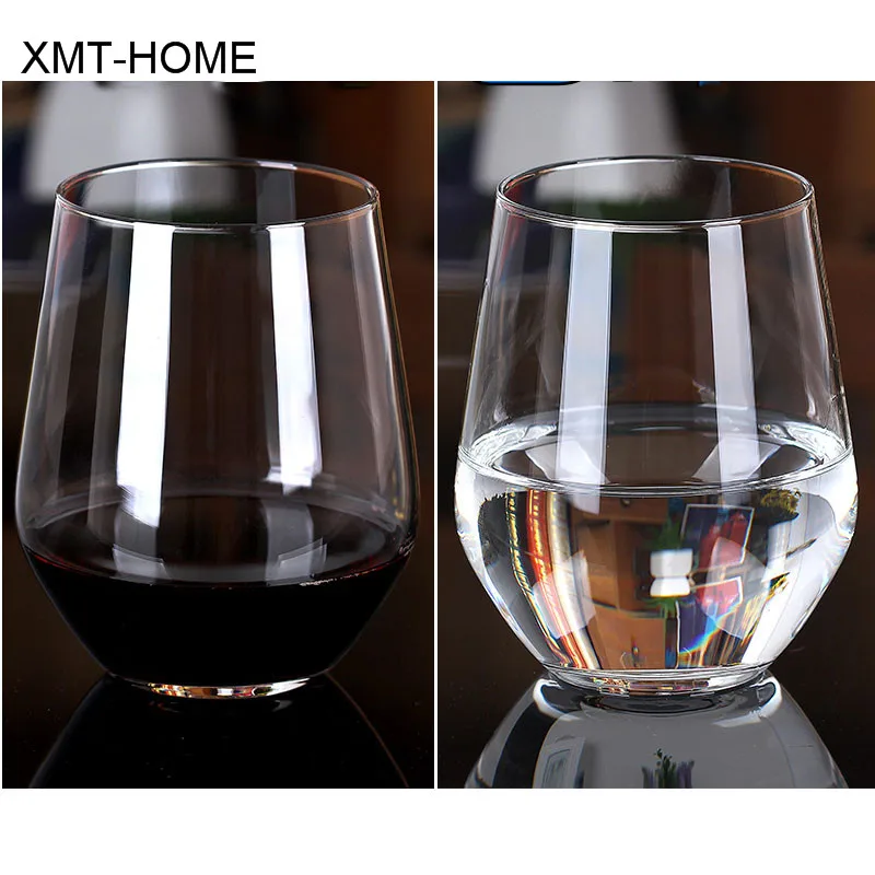 XMT HOME Non lead glass cups crystal wine glasses drinkware alcohol