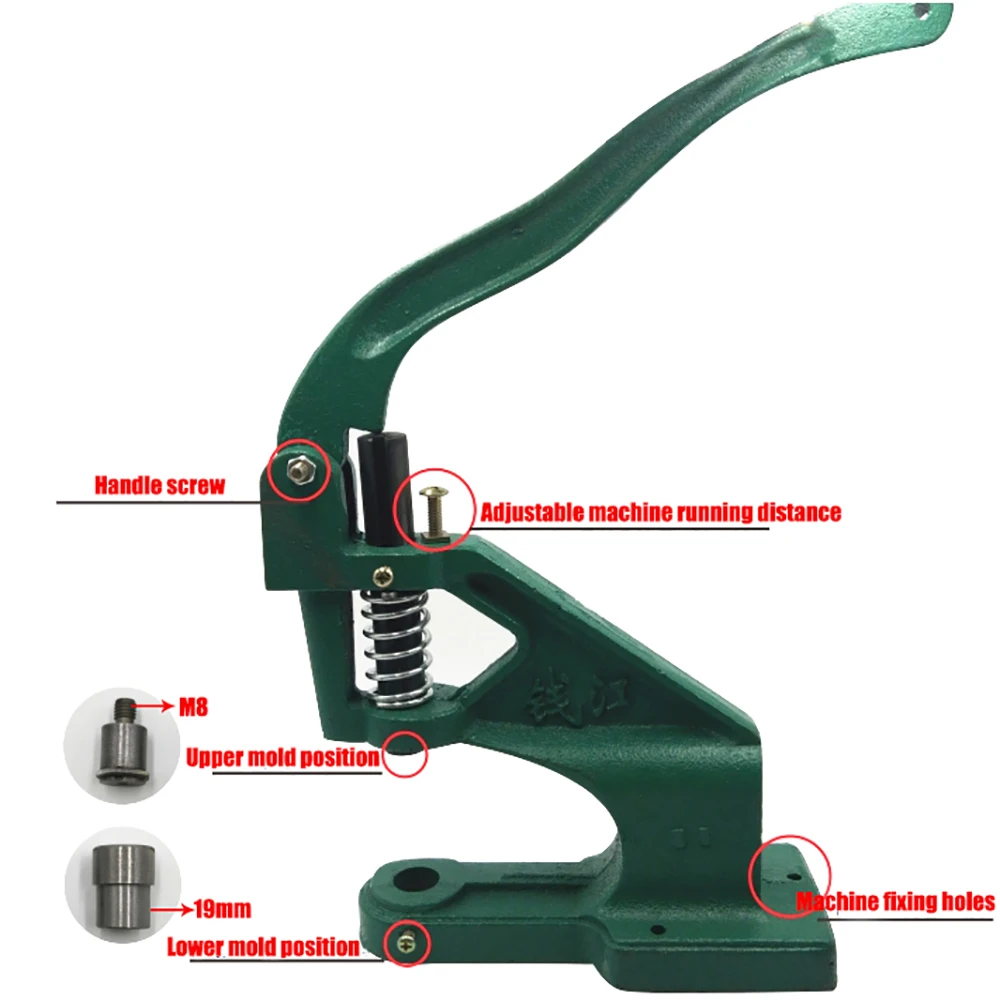 

Metal buttons Installation.Snaps machine Rivet.Sewing repair tools. Clothing & Accessories.Rivets installation press machine C