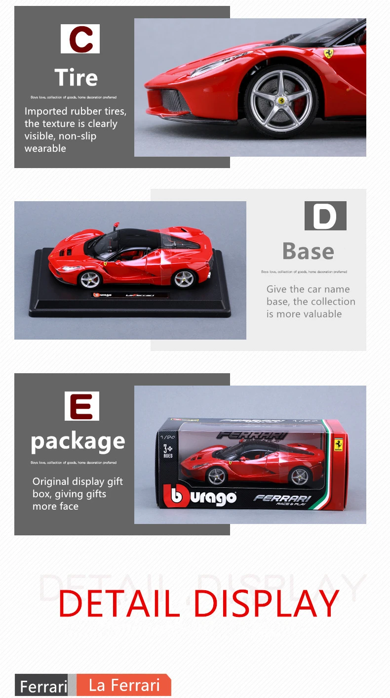 Bburago 1:32 Ferrari California конвертирует модель автомобиля с высокой имитацией литья под давлением металлическая модель игрушки подарок коллекция автомобиля из искусственного сплава