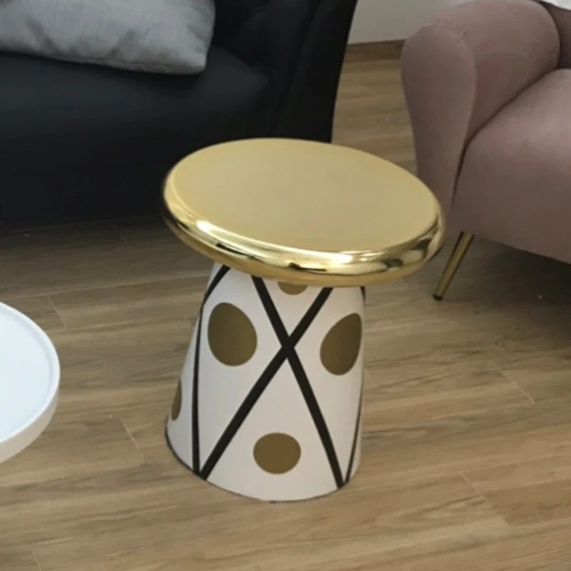 Mushroom Coffee Table Fiberglass End Table for Living Room Modern Round Side Table Mushroom Coffee Table Fiberglass End Table for Living Room Modern Round Side Table