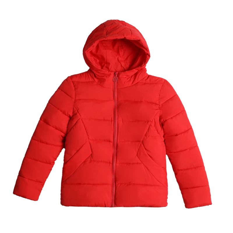 Women Winter Autumn Casual Jacket Black Red Stand Collar Padded Outwear Female Coat Short Parka Casaco Feminino