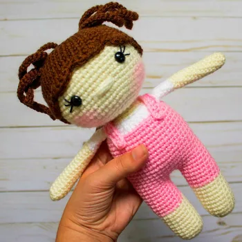 

crochet toys amigurumi doll cute girl model number SQ0017