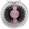 Mikiwi 25mm Mink Eyelashes 20/30/50 Wholesale 3D Mink Lashes round case custom packaging Label Makeup Dramatic Long Mink Lashes 3