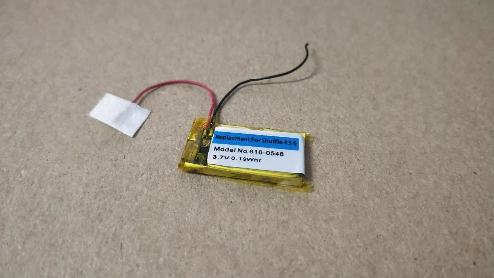 

ISUN 616-0548 0.19Whr 3.7V Battery For ipod ForShuffle 4rd 5rd 6rd Generation 4 5 6 Accumulator Batterie with tools