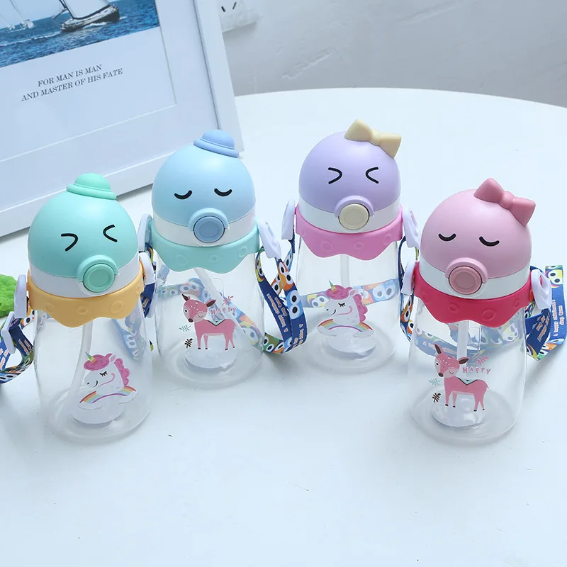 

350/450ml Tritan Children Water Bottle for Baby Kids Feeding Water Bottle BPA Free Portable Leak Proof Drinking Bottle