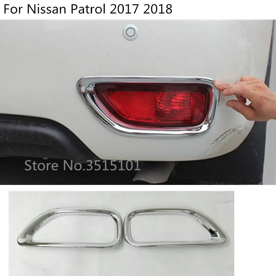 ABS Chrome Rear Tail Fog Light Lamp Cover Trim 2pcs for Subaru Forester 2019