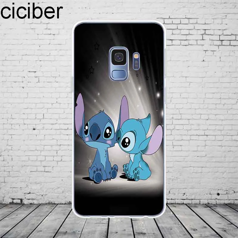ciciber Cartoon Lovely Stich Stitch Phone Case Cover For Samsung Galaxy S8 S9 Plus S6 S7 Edge A5 A7 2017 J3 J5 J7 Europe Coque