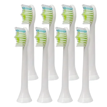 

8PCS Replacement Electric Toothbrushes Heads HX6064 Soft With Cover for Philips Sonicare ProResults HX9332 HX6930 HX9340 HX6950