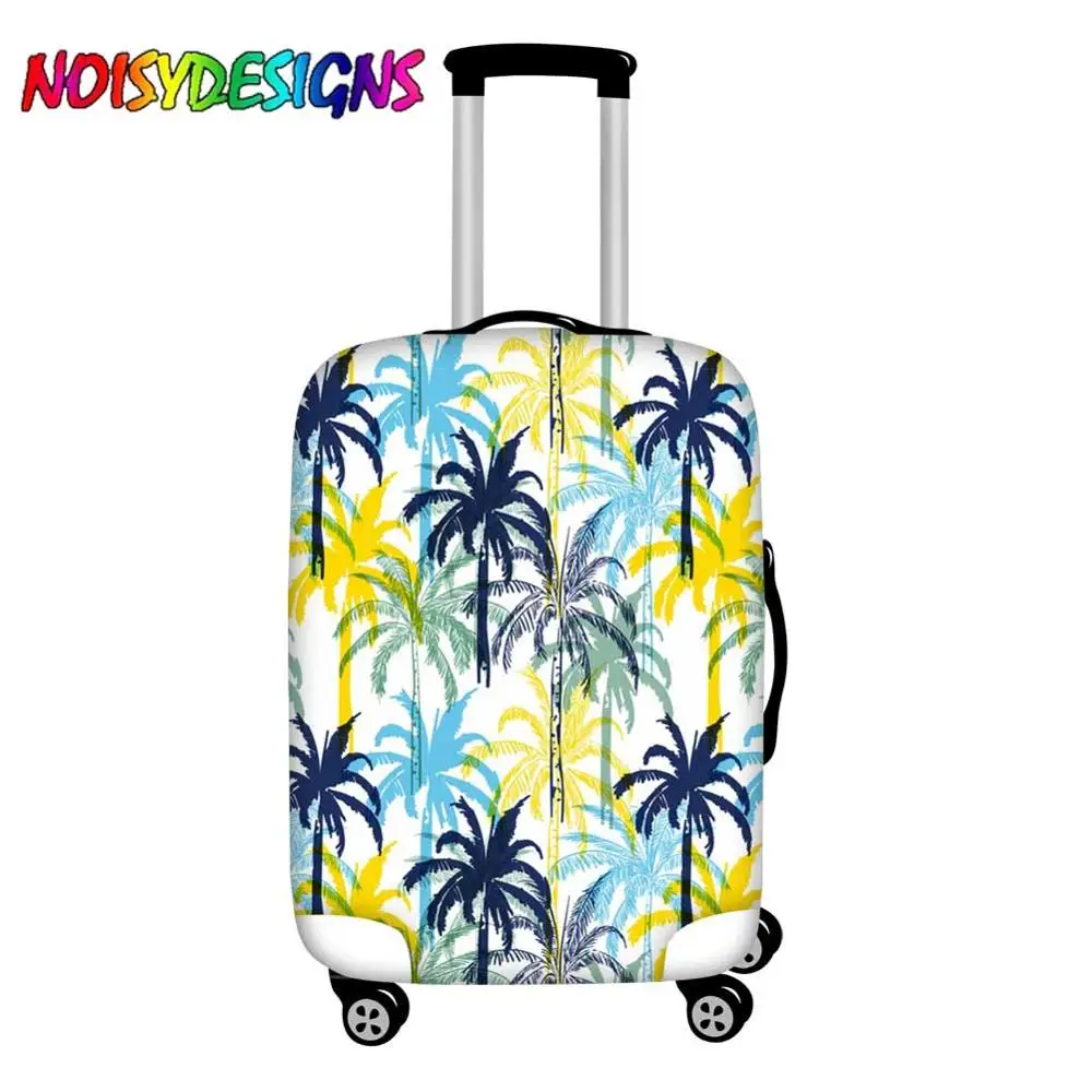 

NOISYDESIGNS Luggage Cover Travel Suitcase Protector Palm Tree Trolley Case Dust Travel Accessories Elasticity Box Sets Hot Sale
