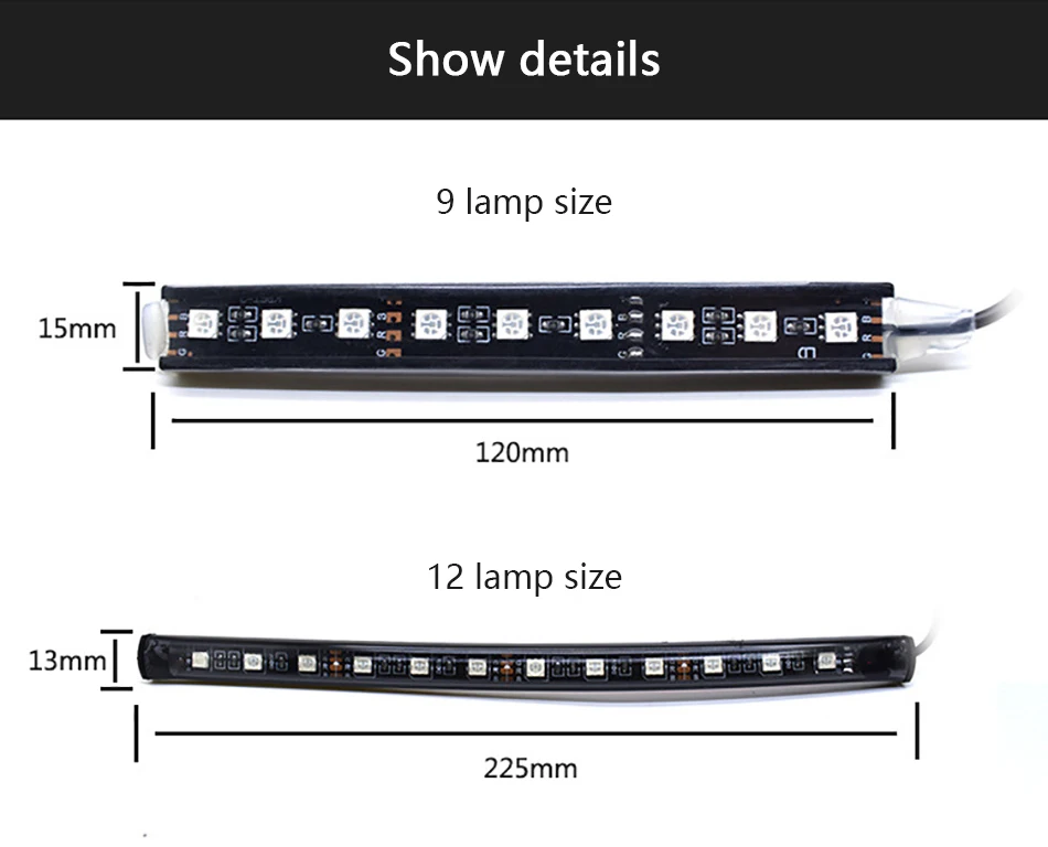 CARCTR, Звуковое управление, Led RGB, для автомобилей, под ногами, декоративный светильник, для окружающей среды, для автомобиля, атмосферные лампы, автомобильный интерьерный светильник, аксессуары