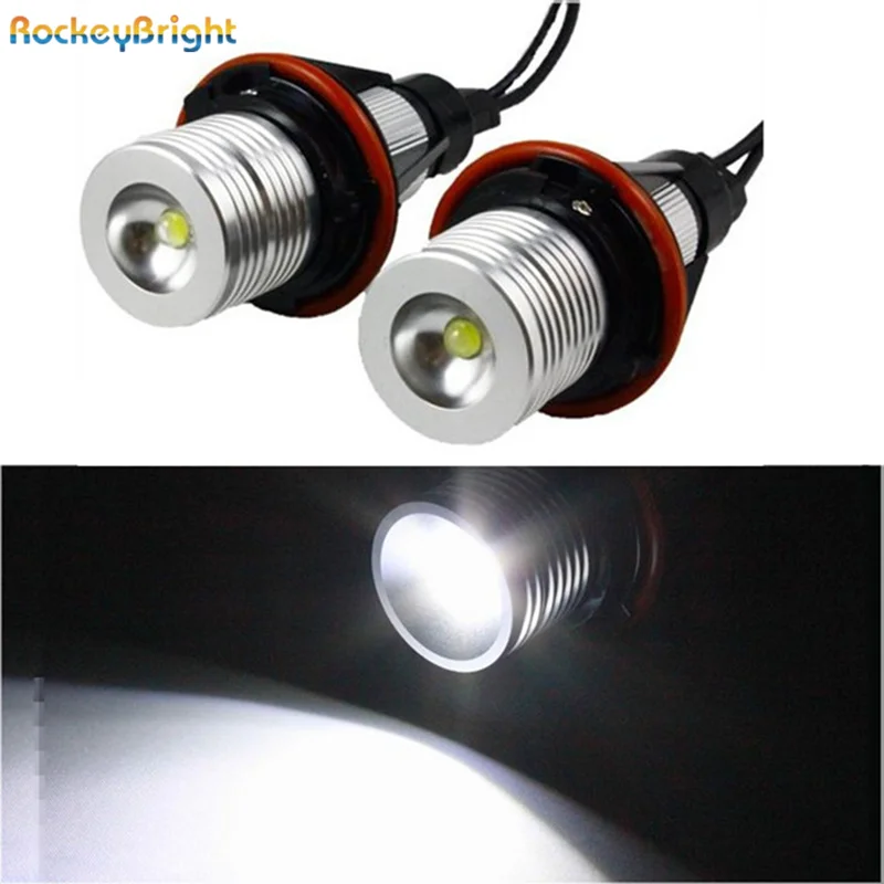 Rockeybright xenon Белый E39 led angel eyes halo светильник лампа головной для bmw e39 e83 x3 e53 x5 e60