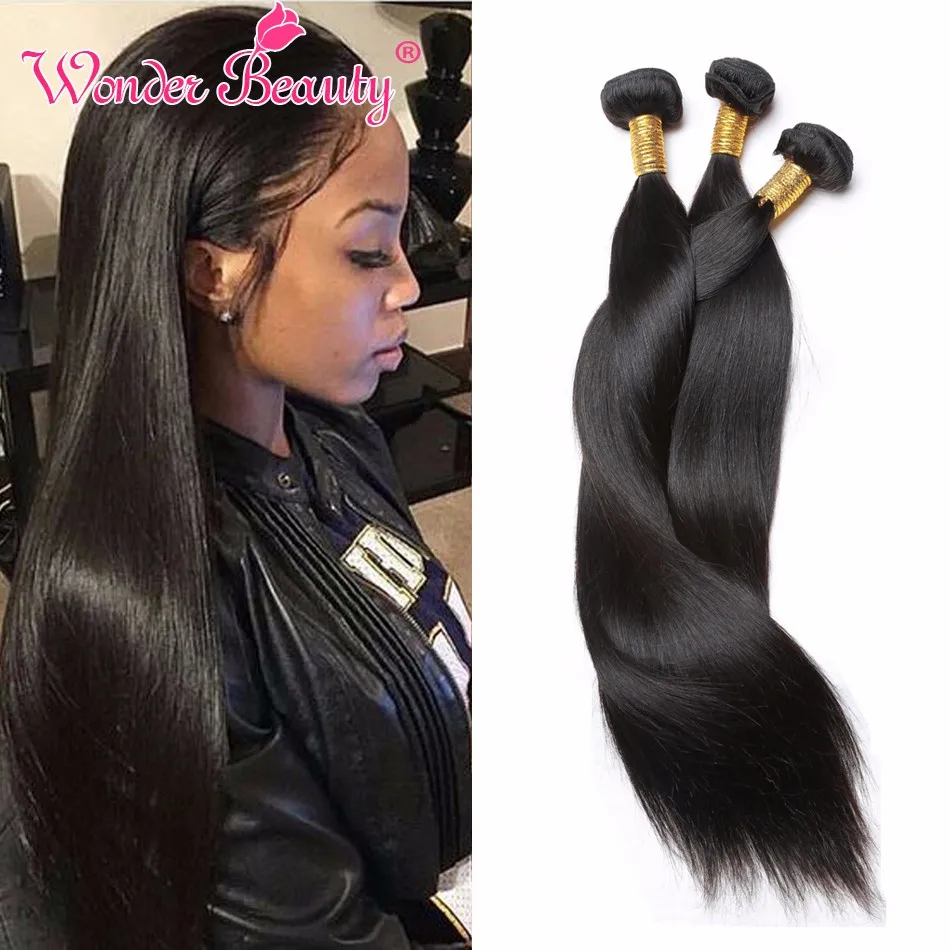 Queen Beauty Weave Products 8a Indian Hair Straight 3pcs Lot