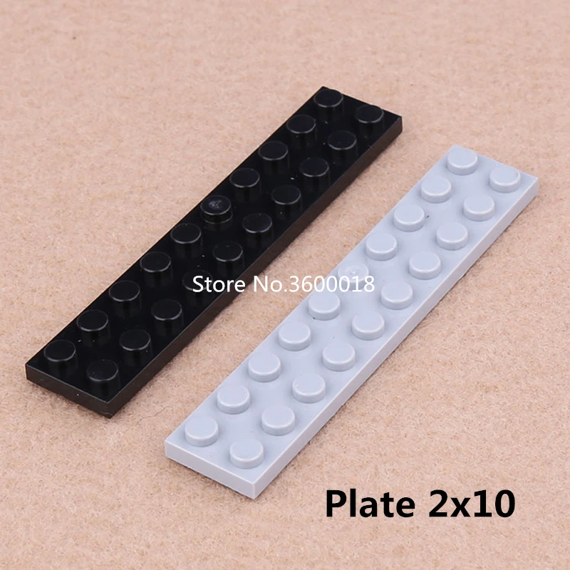 20 шт./лот Decool пластина совместима с 3832 plate 2x10 MOC кирпич DIY блоки игрушки собрать