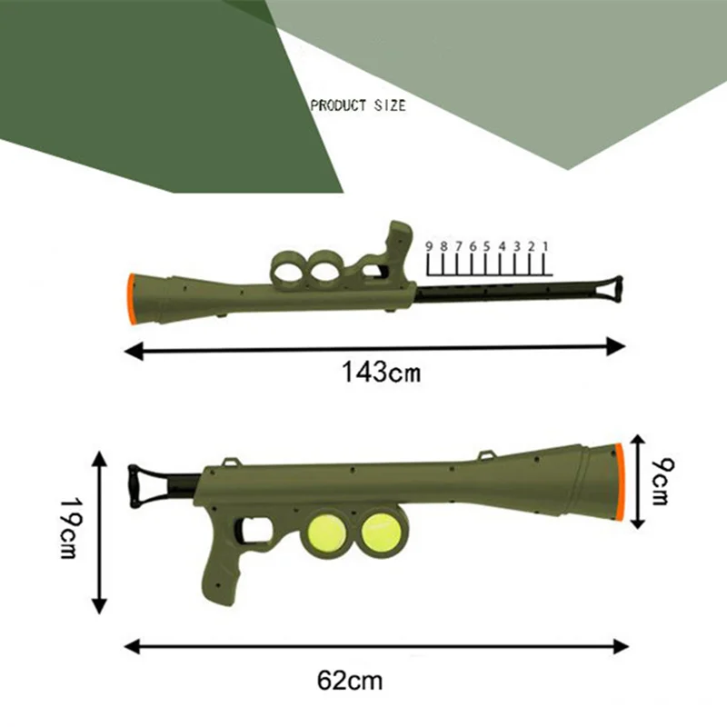 Игрушка в виде мяча для домашних животных, забавная игрушка в виде пистолета для домашних животных, учебный намордник, катапульта, стимулирующий инструмент, уличные игрушки для домашних животных, пусковая установка, игрушки для домашних животных