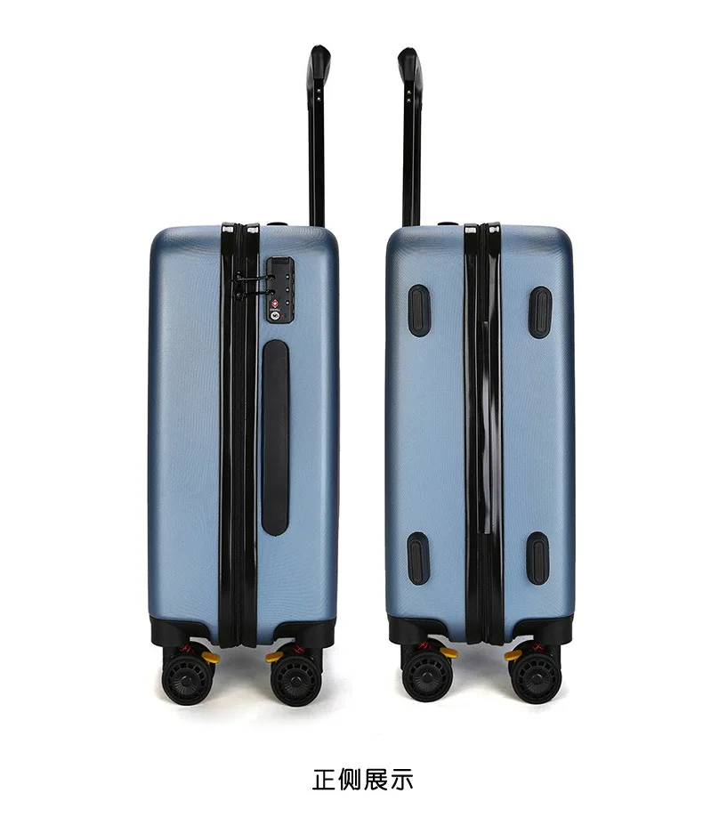 ZYJ Travel Trolley Luggage Men Women Alloy Business Solid Rolling Scratchproof Airplane Suitcase Luggage Spinner Wheels Trunk (15)
