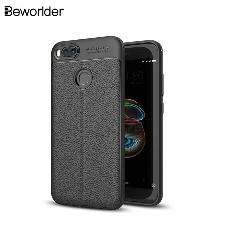 Beworld для Xiaomi mi A1 чехол Мягкий силиконовый телефона TPU противоскользящая задняя