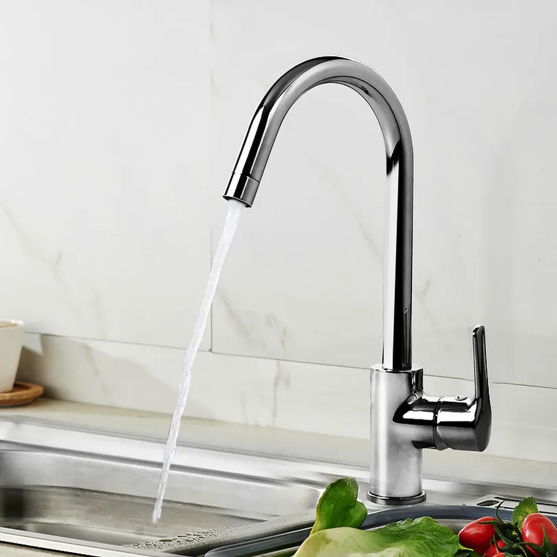 Faucet water mixing valve health sink all copper faucet hot and cold wash basin hot and cold kitchen faucet Lu5044