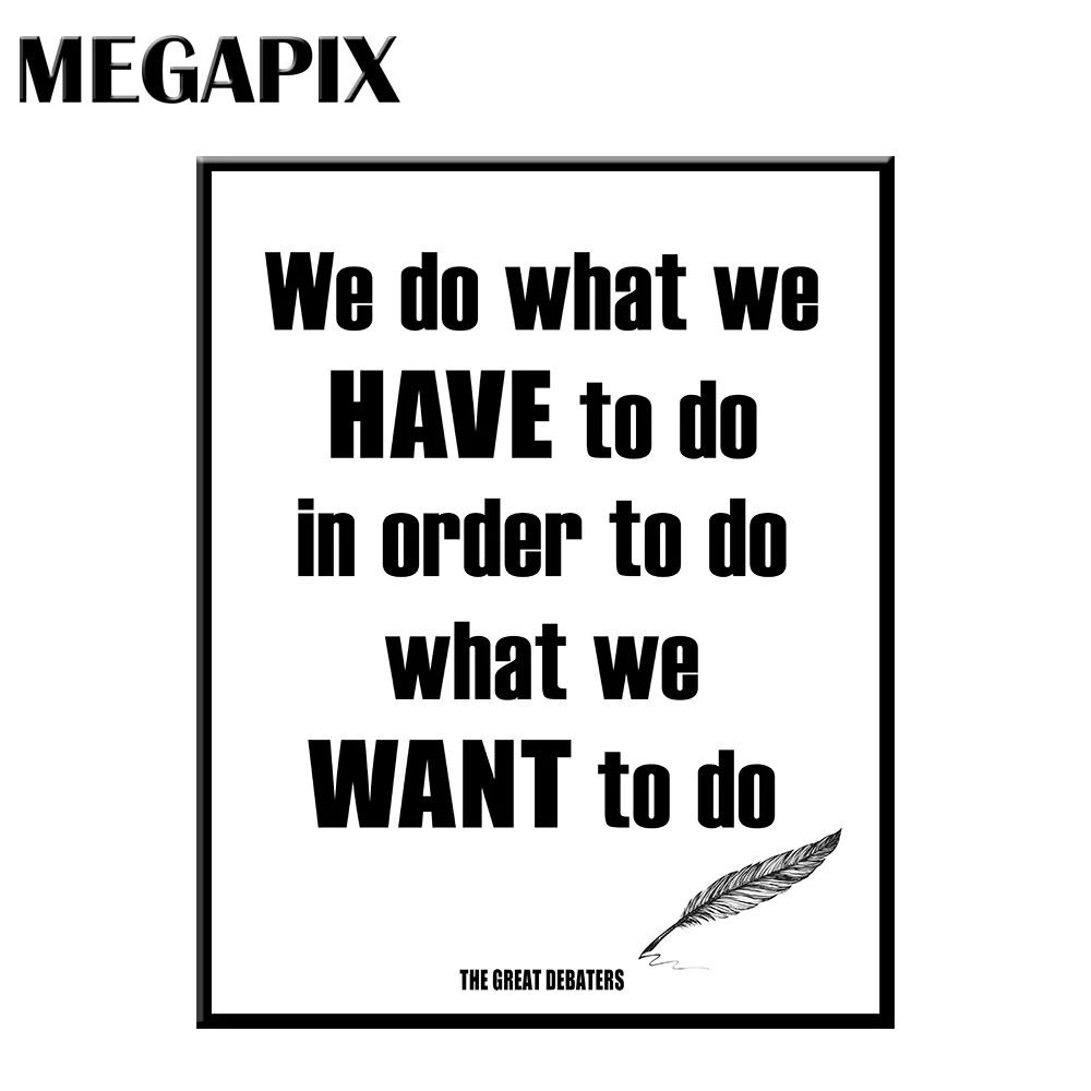 Quotes From The Great Debaters Megapix Wall Decoration Canvas Printing Quote Art Quotes From The Great  Debaters Hd Printings For Living Room Study Room|Painting & Calligraphy| -  Aliexpress