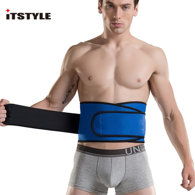 ITSTYLE Elastic Waterproof Belt Ajustable Waist Support Brace Fitness