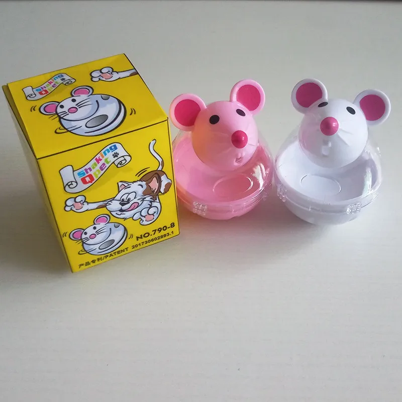 Игрушки для протечки кошек игрушка кормушка кошки мышки чаша дозатора утечки еды