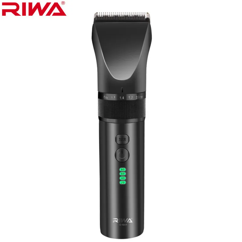 

Riwa Professional electric Hair trimmer clipper cutter Adult children top grade speeded-up Induction charging black 100-240V