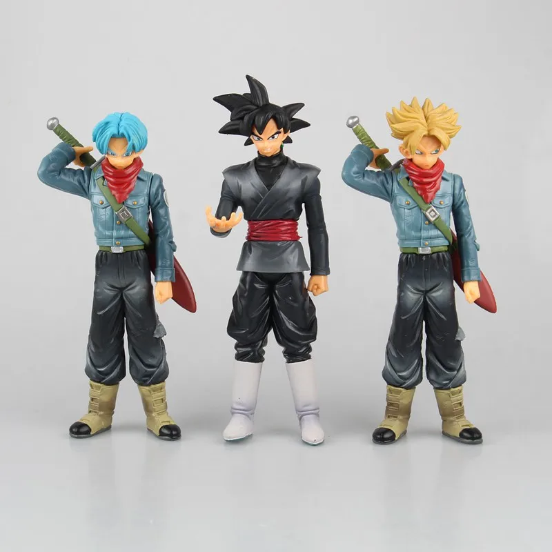 

7.8"Dragon Ball DXF Super Warriors Tianxia DBZ Goku Black Torankusu Saiyan 20cm pvc Action Figure Collection Kids Toys DZ028