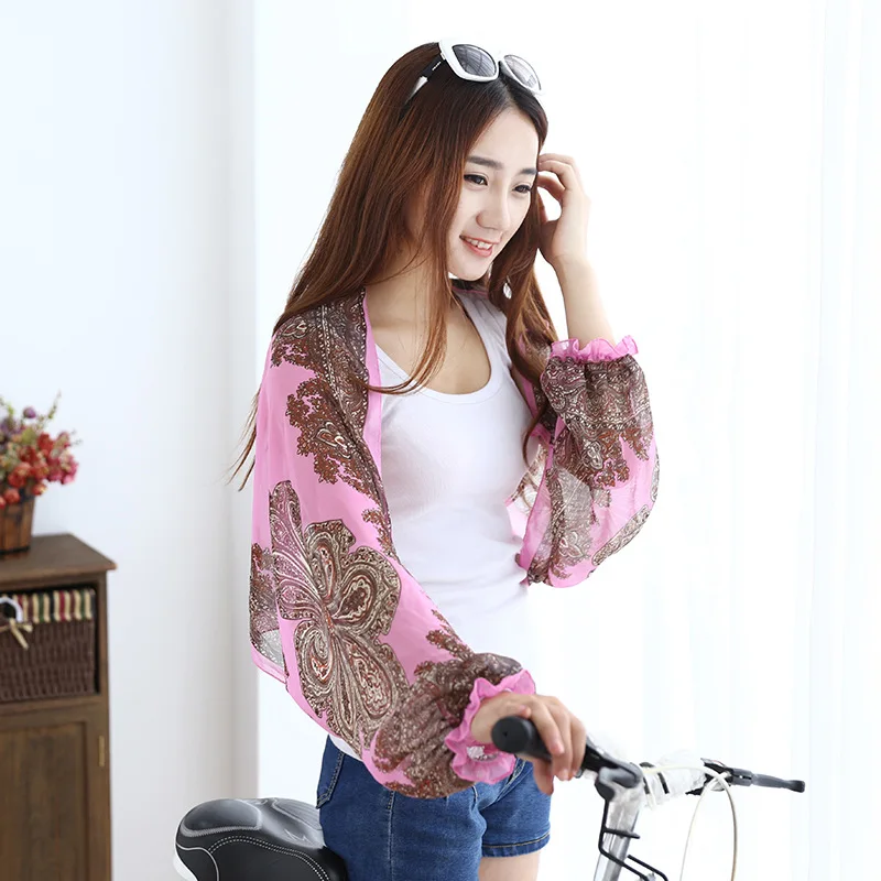 

2018 New Women Scarves Summer Print Chiffon Scarf Ladies Wrap Sun Protection Shawl High Quality Fashion Spring Silk Scarves