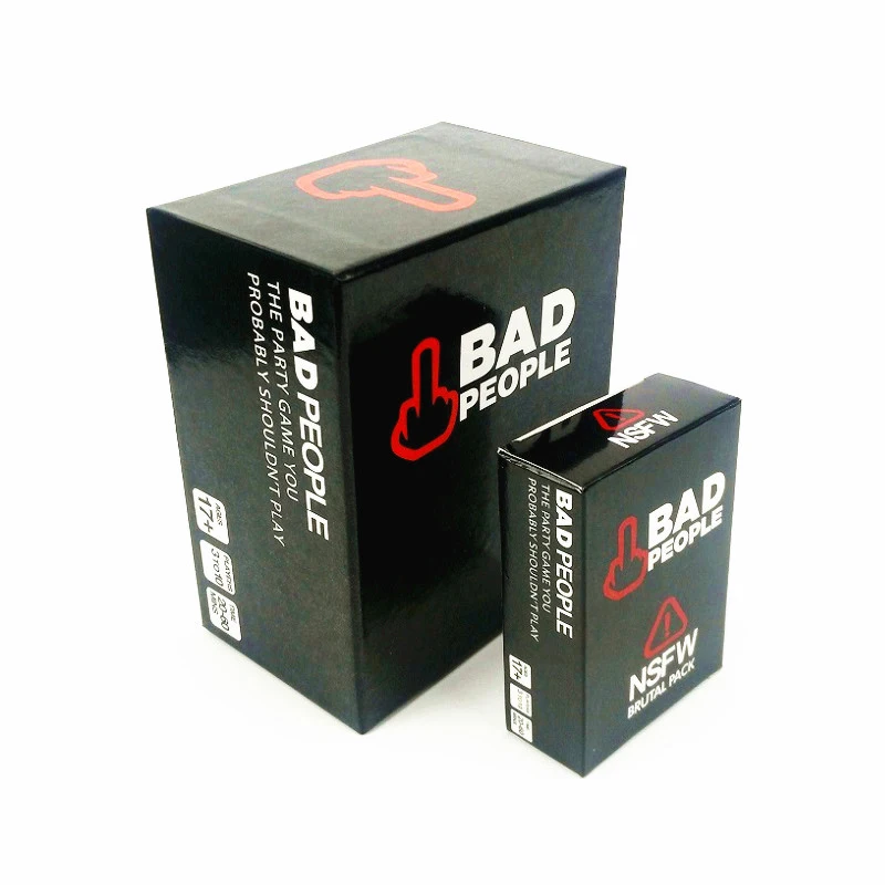 

Bad People Board Desk Game Puzzle Basic Edition And Extended Edition Cards Paper Game For Young Adult People Party Game