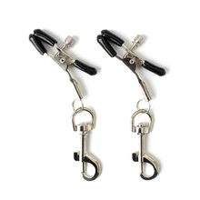 Sex Bondage Nipple Clamps With Metal Hook Fetish Teat Clips Male Erotic Toys Adult Games Flirting Sex Product for Couples Women