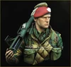1/10 British Airborne WWII with PIAT, Resin kit Bust Figure GK, Military subject matter, Uncoated No colour ► Photo 3/6