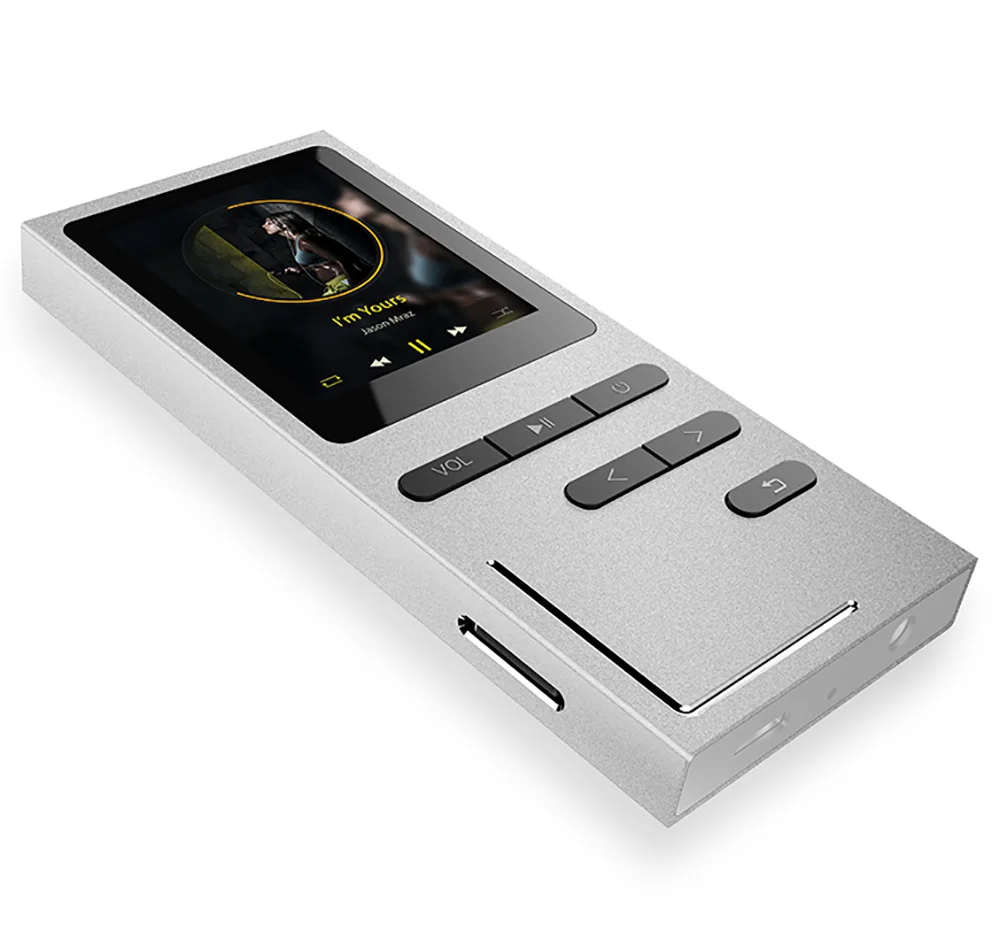 AUPHIL K9 New Metal MP3 Player with Built in Speaker Portable 1.8 inch