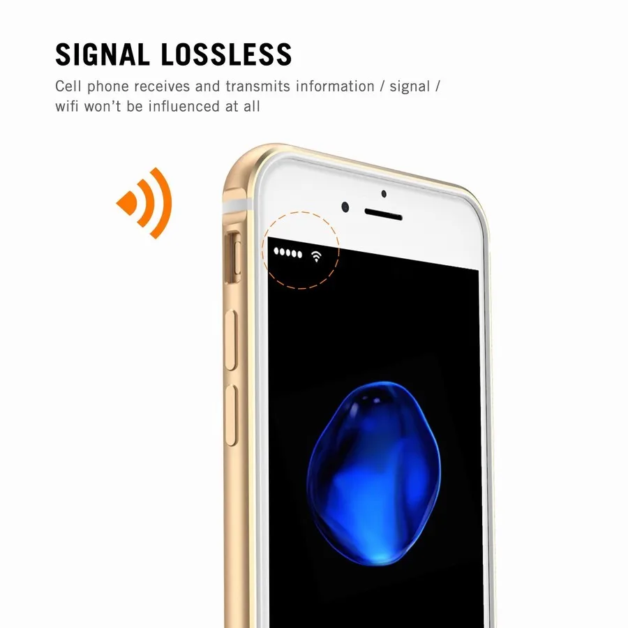 Portefeuille For iPhone 7 Bumper Case Flexible Protective Aluminum TPU Hybrid Bumper Frame for Apple iPhone 6 6S Plus Coque Capa (5)