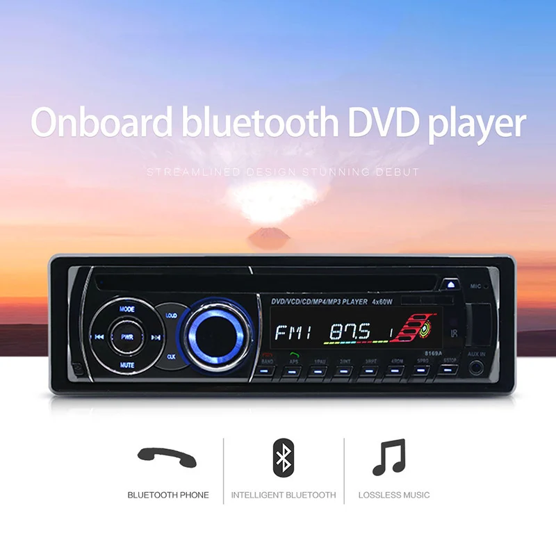 

2018 Car Radio with Navigation Bluetooth Handsfree Car DVD Car CD Player Support Handsfree MP3 Radio Card /USB Player Display
