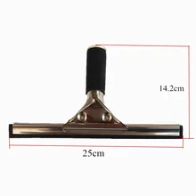 Скребок для стекла из нержавеющей стали, скребок для стекла, щетка для очистки, резиновый скребок для чистки