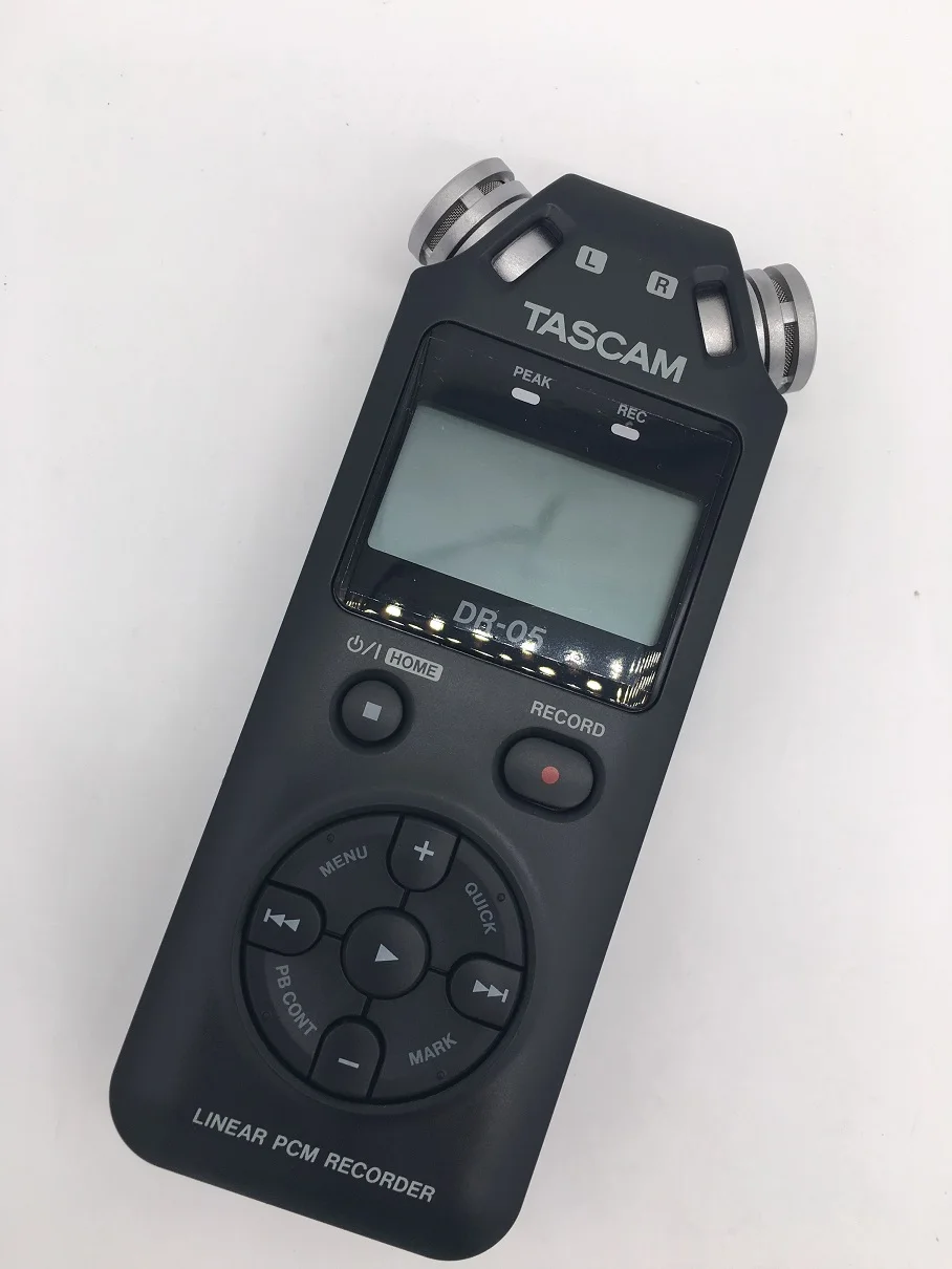 Tascam DR-05 DR-05C ручной профессиональный портативный цифровой диктофон MP3 записывающая ручка версия 2 с 8 Гб micro SD