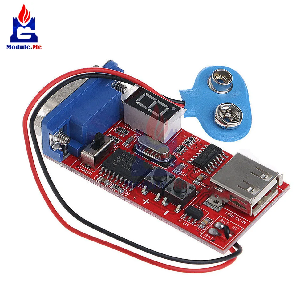 

VGA Signal Generator LCD Tester 15 Signal Output USB Battery Power Supply UK Board Module