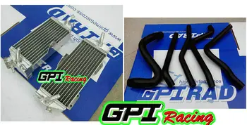 

aluminum racing Radiator + blue hose for Kawasaki KX250 KX 250 1990-93 1991 1992 90 91 1993 NEW