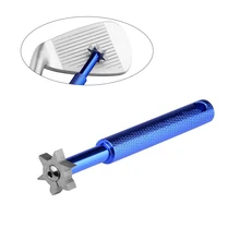 Гольф клуб ПАЗ точилка Гольф клуб повторно калибровать инструмент для очистки с 6 фрезы(синий
