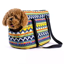 Сумка для собак, Винтажный дизайн, для домашних животных, для улицы, удобная, для путешествий, сумка на одно плечо для маленьких собак, кошек