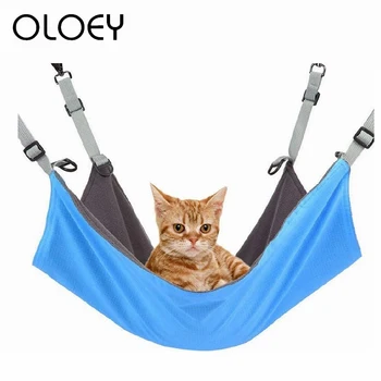 

Pet Cat Hanging Beds Sunny Seat Window Mount Soft Comfortable Available on Both Sides Detachable Hammock for Cat Pet Shelf Seat