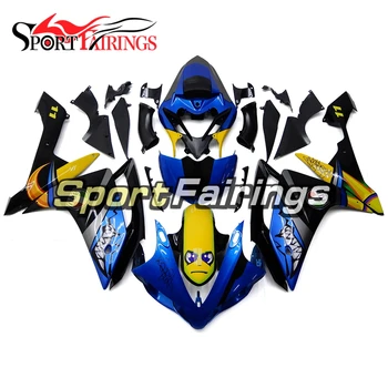 

Fairings for Yamaha YZF1000 R1 2007 2008 07 08 Body Kit Fittings Hulls Covers ABS Plastic Injection Cowlings Blue Yellow Shark