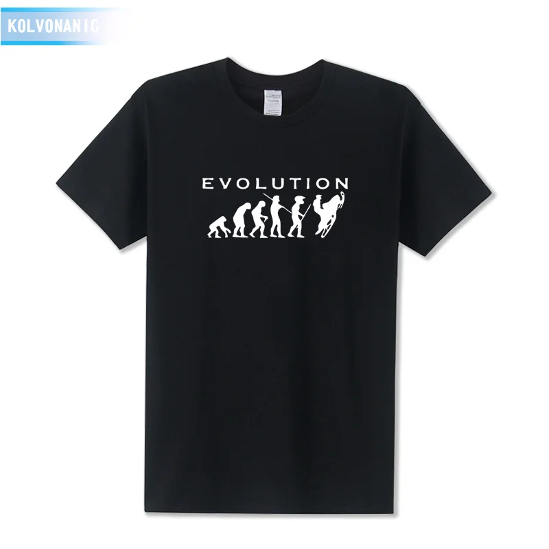 

Tracksuit For Mens T Shirts Fashion 2021 Human Evolution Snowmobiles Funny Printed t-Shirt Men Short Sleeve Cotton Tees Tops