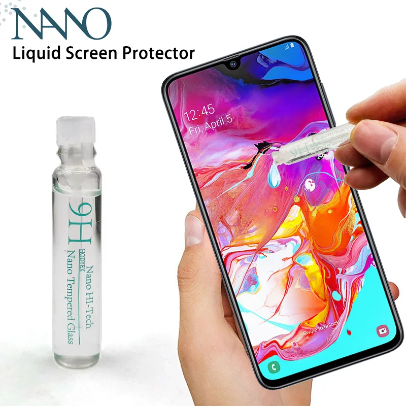 

Screen Protector For Samsung Galaxy A50 A70 A30 Hi-tech Full Cover Anti-Scratch HD Film Nano Liquid Tempered Glass All Universal